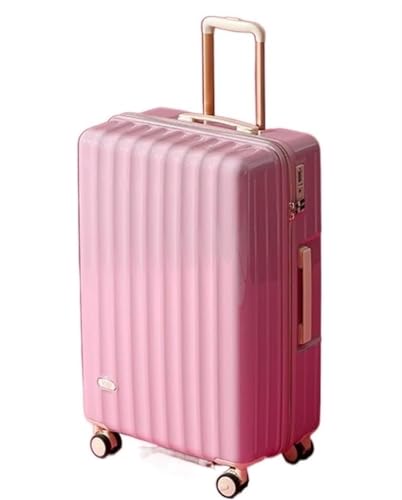 DRMEE Reisekoffer Damengepäck Mit Spinnerrädern, Leichter Rollender Kabinenkoffer Für Flugzeuge Suitcase Rollkoffer(Color:D,Size:26in) von DRMEE