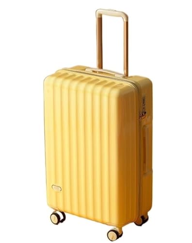 DRMEE Reisekoffer Damengepäck Mit Spinnerrädern, Leichter Rollender Kabinenkoffer Für Flugzeuge Suitcase Rollkoffer(Color:E,Size:28in) von DRMEE