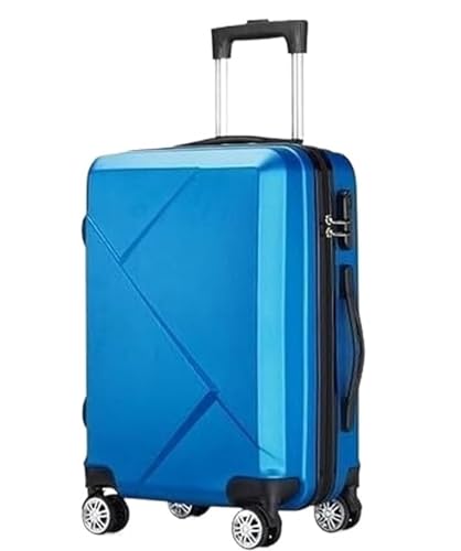 DRMEE Reisekoffer Gepäck-Hartschalenkoffer Mit Spinner-Rädern Leichter Hartschalen-Koffer Mit Rollen Suitcase Rollkoffer(Color:Blue,Size:20in) von DRMEE