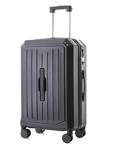 DRMEE Reisekoffer Gepäck Mit Rollen, Wiederaufladbare Koffer Mit Getränkehalter, Koffer Für Die Reise Suitcase Rollkoffer(Color:B,Size:24in) von DRMEE