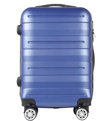DRMEE Reisekoffer Gepäckkoffer Hartschalengepäck Mit 4 Spinnerrädern, Leichter Koffer Suitcase Rollkoffer(Color:Blue,Size:20in) von DRMEE