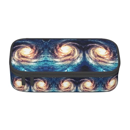 DRTGEDS Universum Milky Way Galaxy Federmäppchen, Multi-Slot, tragbares Federmäppchen, farbiges Stifteetui für Büro von DRTGEDS