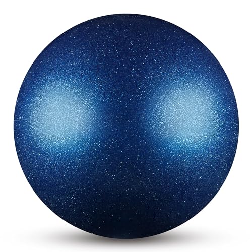 DRUNA Ball für Rhythmische Sportgymnastik Glitter 300 g 15 cm Hellblau von DRUNA