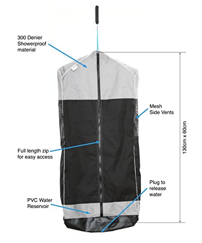 Der Dry Bag Pro Tragetasche mit Aufhänger Grau - Leichte UV Protection und SPF - Properties von DRY&DRY