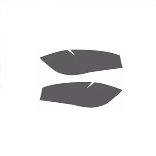 DRYIC Auto Scheinwerfer Aufkleber Für B&MW X6 M 2015–2019 2 Stück Auto-Scheinwerfer-Schutzfolie, Vinyl, transparent, schwarz, TPU, vorgeschnittener Außenaufkleber von DRYIC