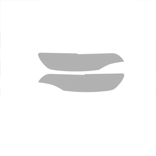 DRYIC Auto Scheinwerfer Aufkleber Für J&eep Cherokee KL 2019–2020 Auto-Scheinwerfer-Schutzfolie, Vinyl, transparent, schwarz, TPU, vorgeschnittener Außenaufkleber von DRYIC