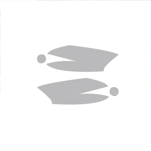 DRYIC Auto Scheinwerfer Aufkleber Für MERC&edes B&ENZ GLA-Klasse X156 2013–2019 Auto-Scheinwerfer-Schutzfolie, Vinyl, transparent, schwarz, TPU, vorgeschnittener Außenaufkleber von DRYIC
