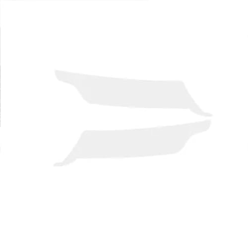 DRYIC Auto Scheinwerfer Aufkleber Für Range Für R&Over Sport L494 2018 2019 Auto-Scheinwerfer-Schutzfolie, Vinyl, transparent, schwarz, TPU, vorgeschnittener Außenaufkleber von DRYIC