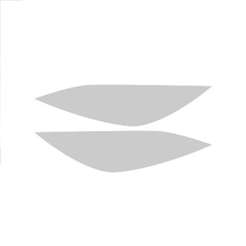 DRYIC Auto Scheinwerfer Aufkleber Für c&hevrolet Corvette C8 2020–2021 2 Stück Auto-Scheinwerfer-Schutzfolie, Vinyl, transparent, schwarz, TPU, vorgeschnittener Außenaufkleber von DRYIC
