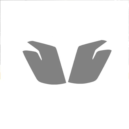 DRYIC Auto Scheinwerfer Aufkleber Für k&ia Telluride 2019–2021 Auto-Scheinwerfer-Schutzfolie, Vinyl, transparent, schwarz, TPU, vorgeschnittener Außenaufkleber von DRYIC