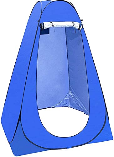 Pop-Up-Zelt, Camping-Duschzelt, Umkleidezelt, Camping-Toilettenzelt, Dusch-Sichtschutzzelt, ideal als Ankleide-Badezimmer im Freien (Blue 150cm*150cm*190cm) von DRYIC