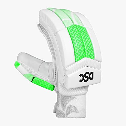 DSC Unisex-Adult 1505063 Cricket Gloves, White, Youth Left von DSC