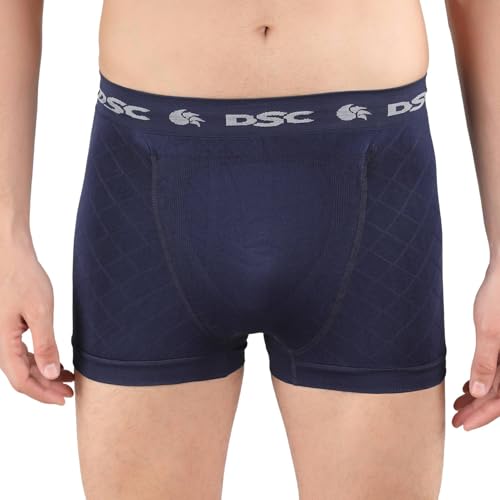 DSC Athletic Supporter Trunk | Navy Blue | Size: Extra Large | Soft-Touch Polyester + Spandex Stretch | Snug Fit | Breathable Fabric | Supporter Brief | Pack of 1 von DSC