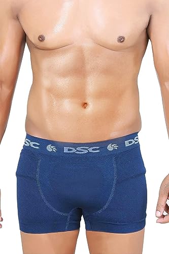 DSC Athletic Supporter Trunk | Navy Blue | Size: Medium | Soft-Touch Polyester + Spandex Stretch | Snug Fit | Breathable Fabric | Supporter Brief | Pack of 1 von DSC