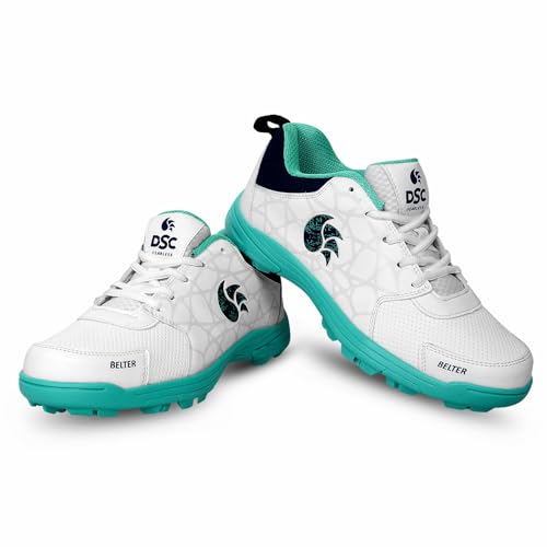 DSC Men's Belter Cricket Shoes, Sea Green, 8 UK von DSC