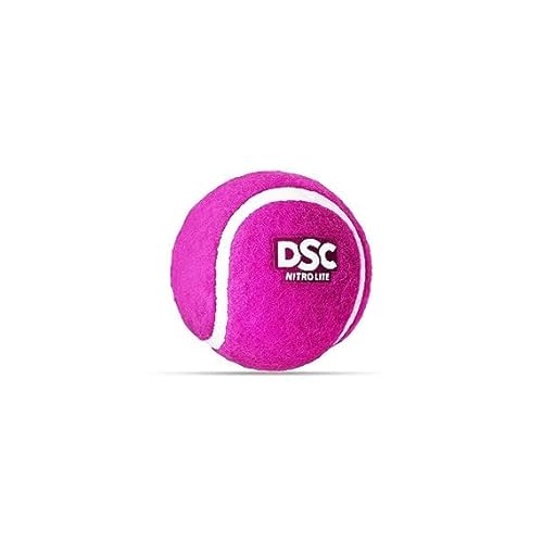 DSC Nitro Tennisbälle aus Gummi, leicht, Rosa, 2 Stück von DSC