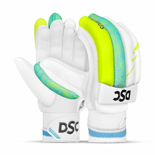 DSC Condor Atmos Cricket Batting Gloves | Multicolor | Size: Boys | for Right-Hand Batsman von DSC