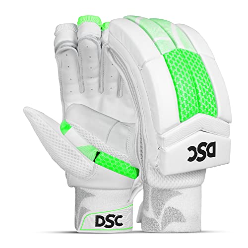 DSC Unisex-Adult 1504260 Cricket Gloves, White, Mens Right von DSC