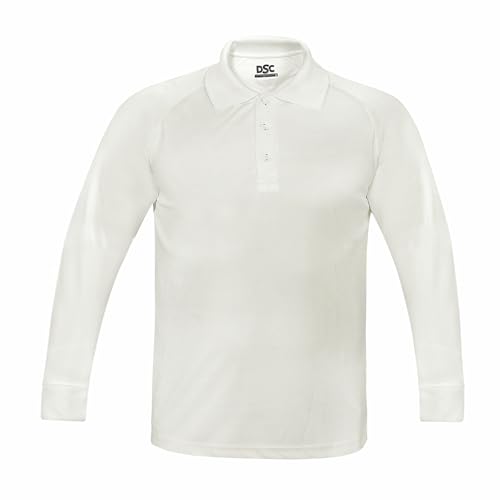 DSC Unisex-Adult Men's Atmos Cricket T-Shirt, White, Size 32 von DSC