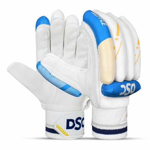 DSC Condor Ruffle Cricket Batting Gloves | Multicolor | Size: Mens | for Right-Hand Batsman von DSC