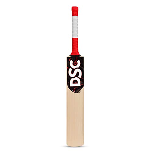 DSC Unisex Jugend Fledermaus Lava Cricketschläger aus Kaschmirweide, kurzer Griff 4, holzfarben, 30 von DSC