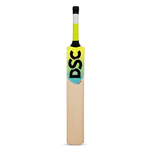 DSC Unisex Jugend Fledermaus Wildfire Warrior Herren Tennis-Cricketschläger mit kurzem Griff, holzfarben von DSC