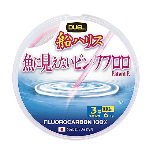 Duel Fish Cannot See Pink 100M Fluorocarbon 0.285mm von DUEL
