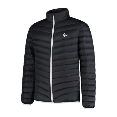 DUNLOP ESSENTIALS UNISEX SPORTJACKE, Schwarz - Silber, XS von DUNLOP