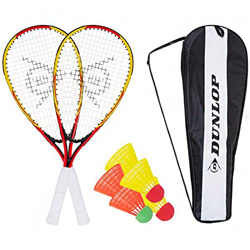DUNLOP Racketball Tischtennisschläger, Gelb/Rot, Einheitsgröße von DUNLOP