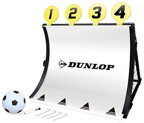 Dunlop Fußballtor - 4-in-1 - mit Fußball, Pumpe, Zielscheiben und Heringen - 78 x 75 x 58 Cm von DUNLOP
