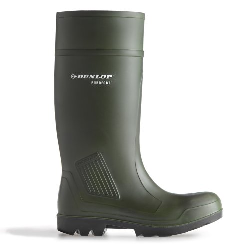 Dunlop Purofort, Gummistiefel ohne Sicherheitseigenschaften in Oliv, 45 von DUNLOP
