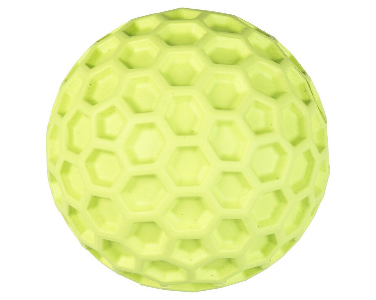 DUVO+ Spielknochen Hundespielzeug Hexagon-Ball Gummi grün von DUVO+