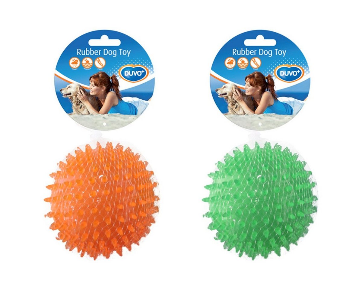 DUVO+ Spielknochen Hundespielzeug TPR Igel Ball, Maße: 8 cm von DUVO+