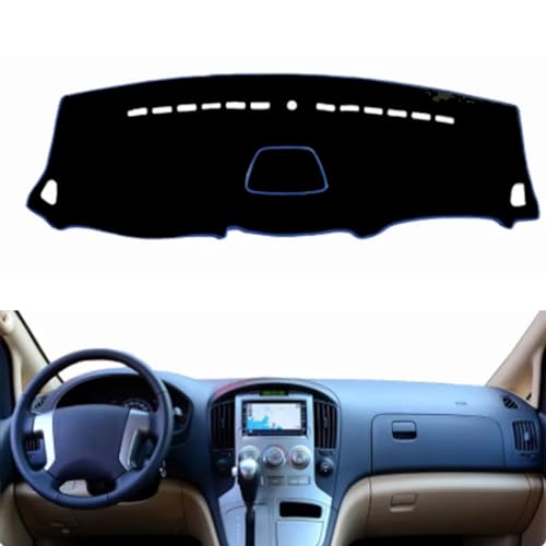Auto-Armaturenbrett-Abdeckung, Dashmat-Cape, Auto-Innen-Dashmat-Pad-Teppich, für Hyundai H1 H300 i800 iLoad iMAX Grand Starex 2008-2018 2019 von DWEIAN
