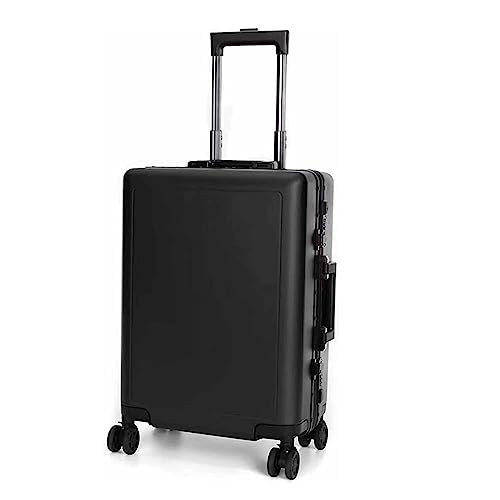 DXZENBO Gepäckkoffer mit Aluminiumrahmen und Rollen, großer Stauraum für Gepäck, TSA-Koffer mit Zahlenschloss von DXZENBO