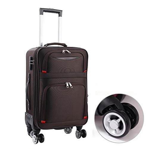 DXZENBO Kabinenkoffer, Handgepäck, Koffer, Reisetasche, leicht, Ryanair-zugelassener Handgepäckkoffer, Trolley, 360-Grad-Spinnräder, doppelter Komfort von DXZENBO
