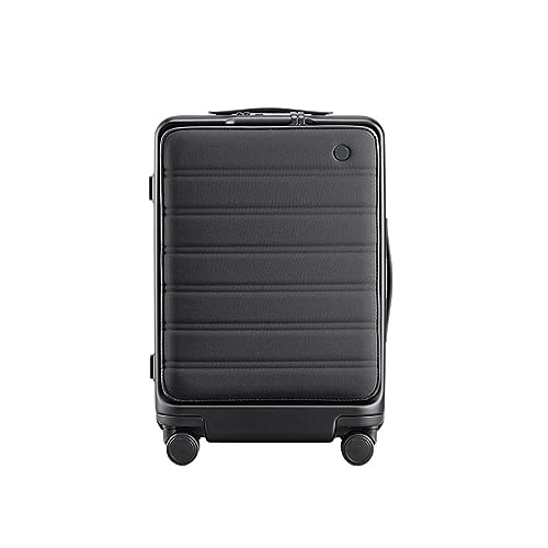 DXZENBO Koffer, seitlich offener Koffer, vorne offener Deckel, Koffer, Passwortbox, Stummschaltung, Universal-Rollen-Trolley, modisches, einfaches Gepäck für Geschäftsreisen von DXZENBO