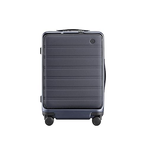 DXZENBO Koffer, seitlich offener Koffer, vorne offener Deckel, Koffer, Passwortbox, Stummschaltung, Universal-Rollen-Trolley, modisches, einfaches Gepäck für Geschäftsreisen von DXZENBO