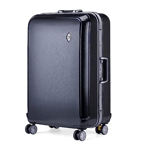 DXZENBO Koffer mit Rollen, tragbar, Handgepäck, Aluminiumrahmen, Gepäck, Geschäftsreisen, leichte Koffer von DXZENBO