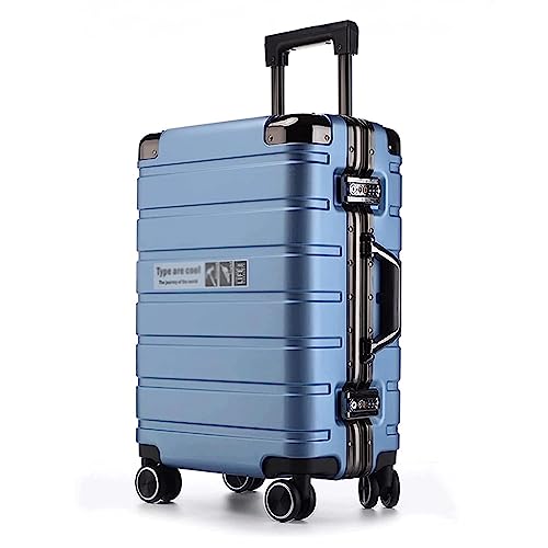 DXZENBO Koffer mit großem Fassungsvermögen, Zweireihige Schwenkräder, Gepäck, tragbar, sturzsicher, Reisekoffer, Sicherheits-Zahlenschloss von DXZENBO