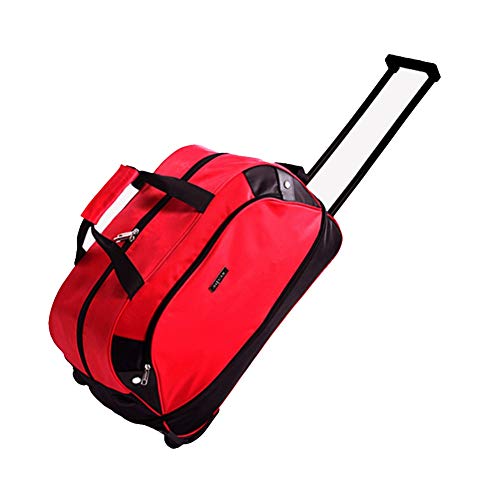 DXZENBO Reisetaschen, Handgepäck mit Rollen, Trolley, Wochenend-Geldbörse, doppelter Komfort von DXZENBO
