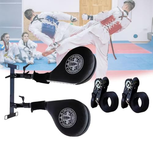 Bundle-Stil Taekwondo Kick Pads, Langlebige Striking Pad Target, Pu Kickboxen Boxen Pratzen, für Kampfsport-Training Taekwondo Kickboxen Boxen (Color : 2 Targets) von DYK&NX