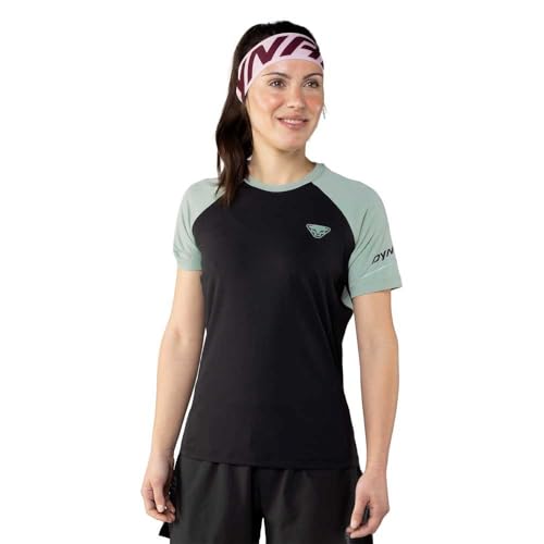 DYNAFIT Damen Alpine Pro T-Shirt, Black Out jadelite-5420, M von DYNAFIT