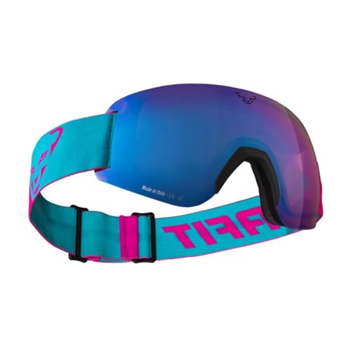 DYNAFIT Speed Goggle Blau-Pink - Minimalistische leichte Skibrille mit maximalem Sichtfeld, Größe One Size - Farbe Pink von DYNAFIT