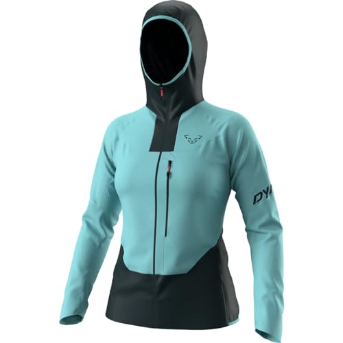 DYNAFIT W Traverse Dynastretch Jacket Colorblock - Minimalistische wasserabweisende Damen Dynastretch Jacke, Größe S - F von DYNAFIT