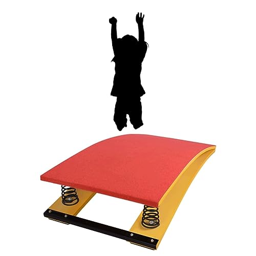 Kinder-Sprungbrett-Gymnastik, Hartholz mit Crash-Schutzmatten für Heim-Fitnessstudio von DZDZXQG