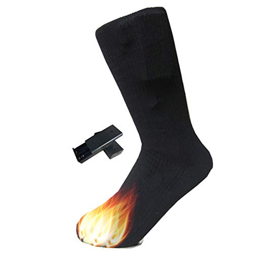 DaMohony Elektrisch beheizte Socken Fußwärmer Heizung Winter warme Socken Batteriebetrieben von DaMohony