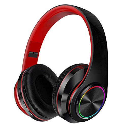 Kabellose Bluetooth 5.0 Over-Ear-Kopfhörer, Stereo-Headset, Geräuschunterdrückung, faltbare Kopfhörer, weiche Ohrenschützer für Handy, PC, TV, Tablet, Laptop von DaMohony