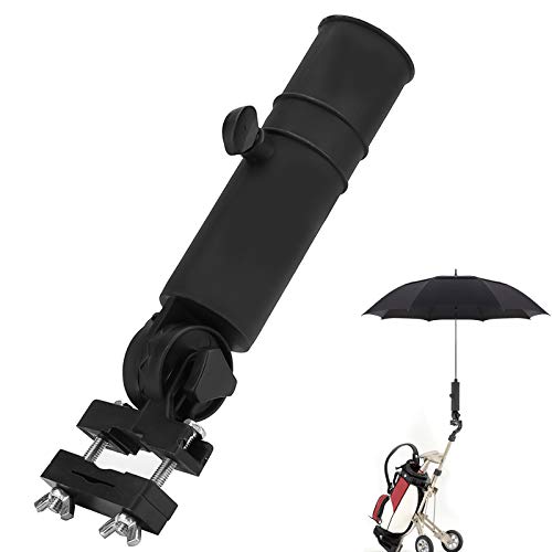 Verstellbarer Golf Universal Regenschirmhalter, Golf Trolley Regenschirmhalter für Golf Push Cart Griffe von DaMohony