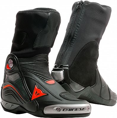 Dainese Axial D1, Stiefel - Schwarz/Neon-Rot - 42 EU von Dainese